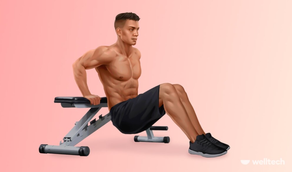 Seated Bench Dips