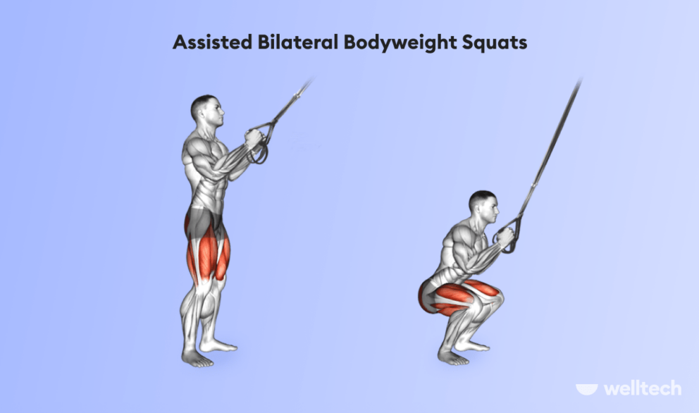 Assisted Bilateral Bodyweight Squats