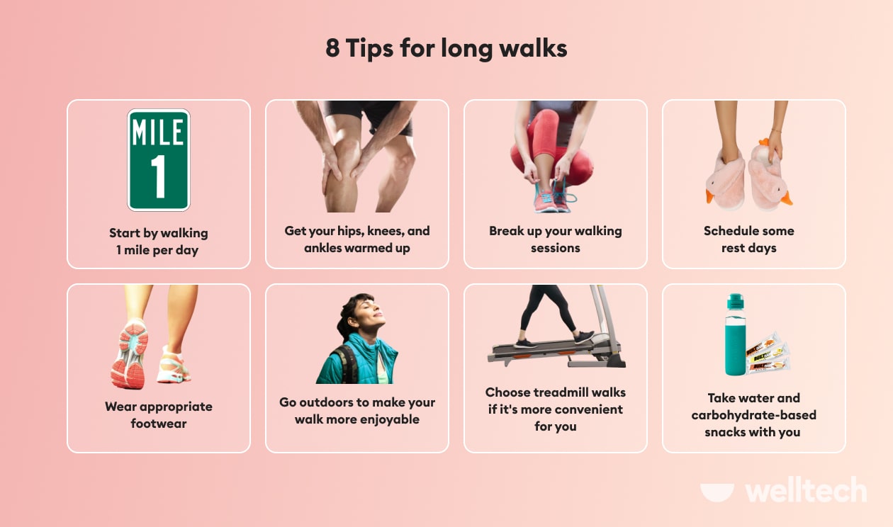 8 Tips for long walks_walking 10 miles a day