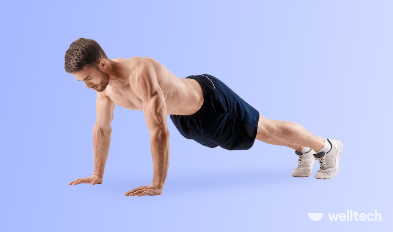 a man is doing pushups on the floor, how many push-ups should you do a day
