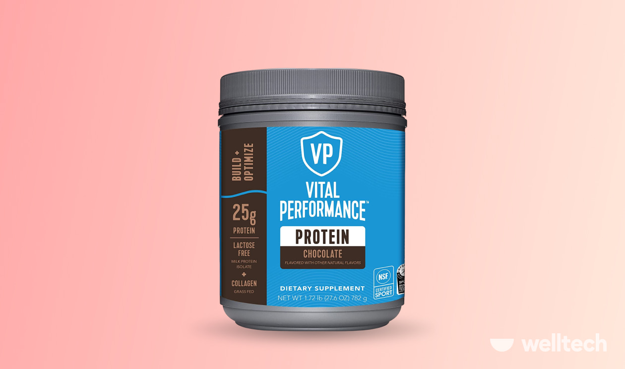 a pack of Vital Performance – Lactose-Free Milk Protein Isolate_lactose free protein powder
