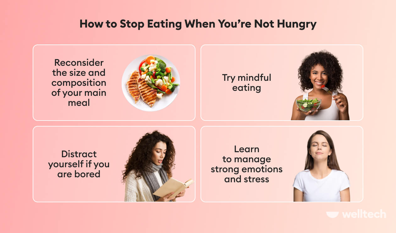 tips what to do when not hungry but want to eat