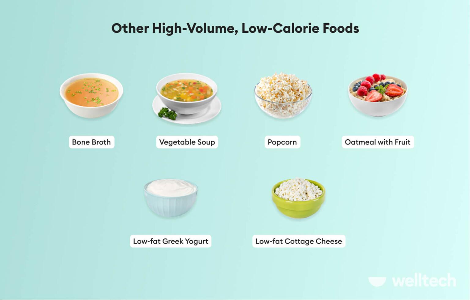 High-Volume, Low-Calorie Foods - Volume Eating And Weight Loss - Welltech