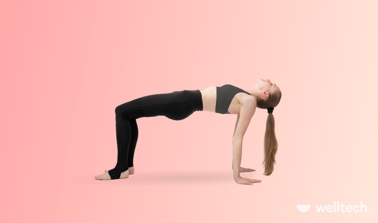 a woman is performing Reverse Table Pose (Ardha Purvottanasana)_core yoga poses