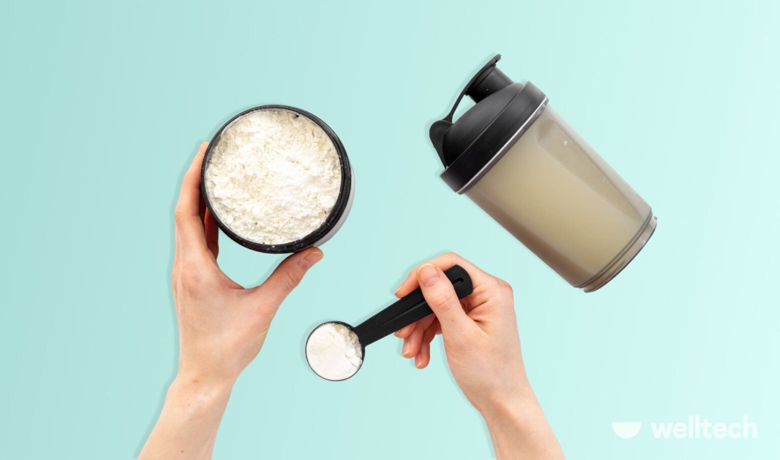 Can You Mix Creatine With Protein Powder? - Welltech