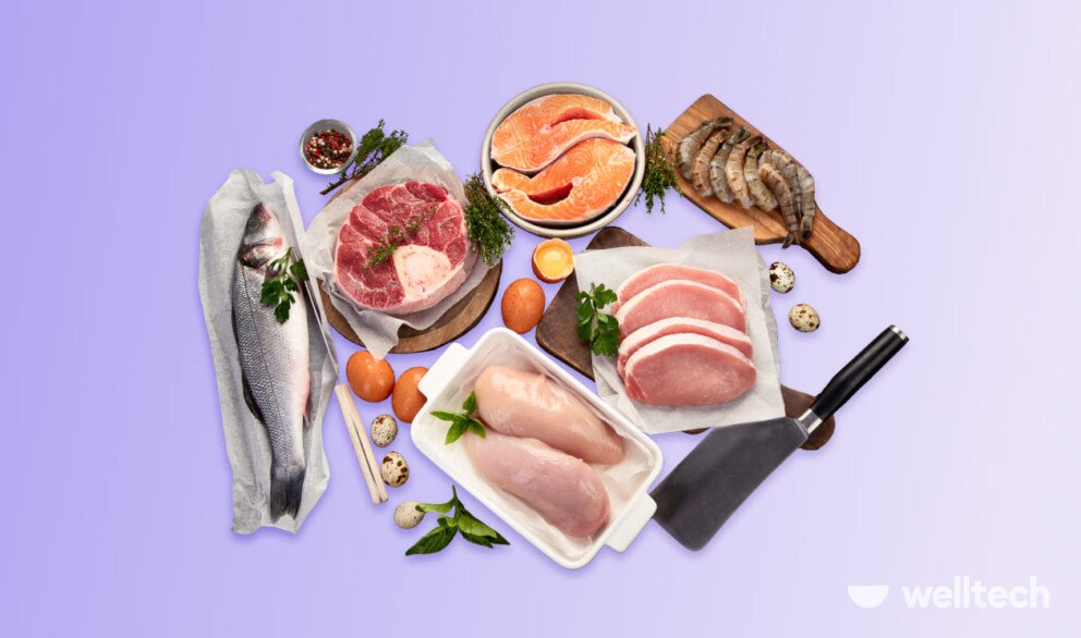 a bunch of zero-carb foods like meat, fish, seafood, eggs, etc