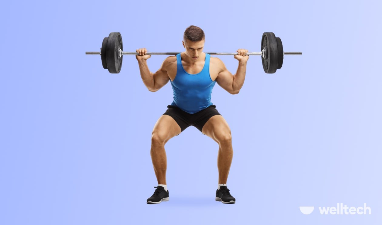 a man is doing barbell squats, can you lift weights every day